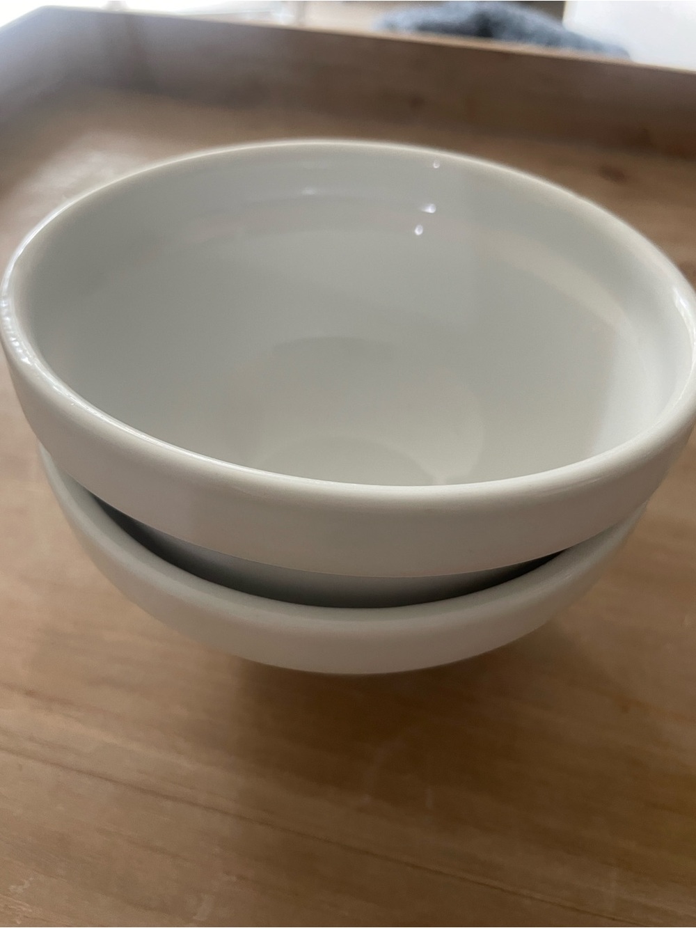 Naaman Fine Israel White porcelain Bowls - Set of 2 small bowls